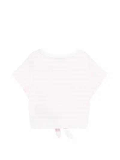 Balmain Striped T-shirt In Neutral