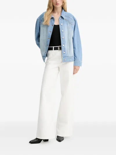 Iro Buttoned Jacket In Blue