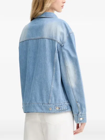 Iro Buttoned Jacket In Blue