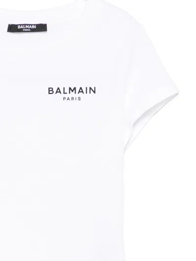 Balmain Logo-print T-shirt In White