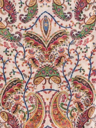Etro Multi-coloured Patterned Scarf In Multi