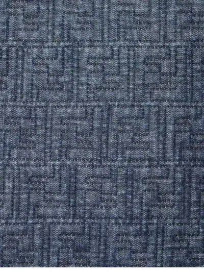 Fendi Brunello Cucinelli Striped Cotton T-shirt In Blue