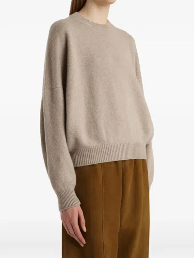 Khaite Margaux Cashmere Crewneck Sweater In Multi