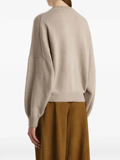 Khaite Margaux Cashmere Crewneck Sweater In Multi