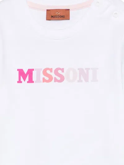 Missoni Logo T-shirt In White