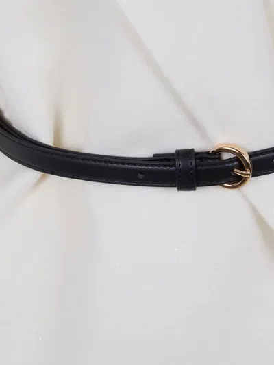 Max Mara Belted Wool Coat In White