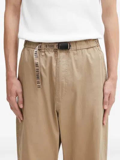 Human Made Elasticated Logo Trousers In Neutral