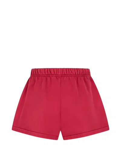 Essentials Drawstring Track Shorts In Red