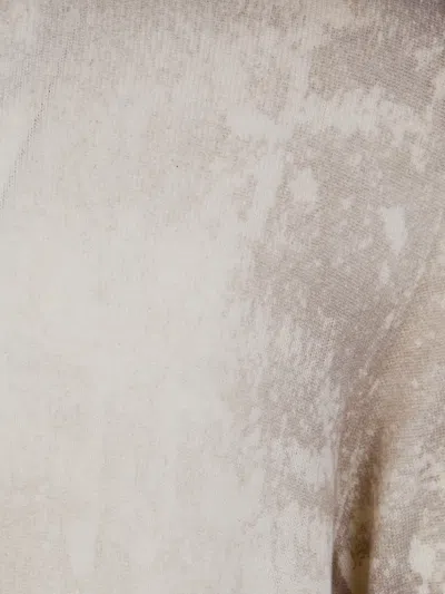 Avant Toi Patterned Sweater In Neutral