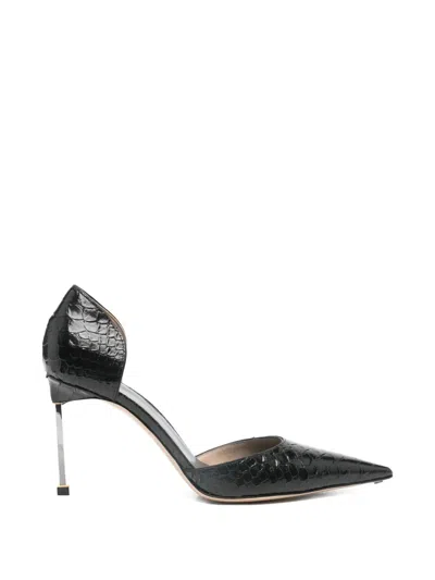 Tom Ford Printed Python Leather Pumps In Multi