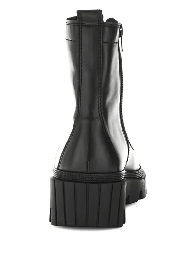 Gabor Lace-up Combat Boots In Multi