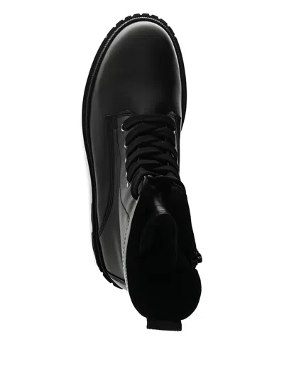 Gabor Lace-up Combat Boots In Multi