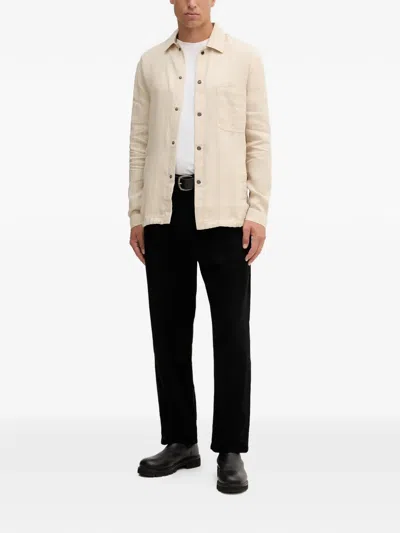 Frescobol Carioca Patch-pocket Drawstring Jacket In Neutral