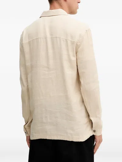 Frescobol Carioca Patch-pocket Drawstring Jacket In Neutral