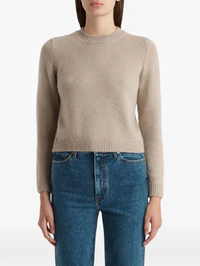 Khaite Marguax Cashmere Sweater In Neutral