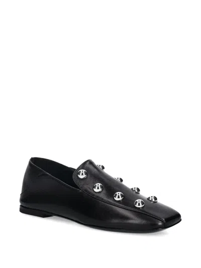 Iro Stud-embellished Loafers In Black