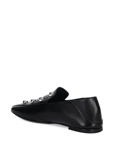 Iro Stud-embellished Loafers In Black
