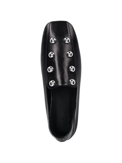 Iro Stud-embellished Loafers In Black