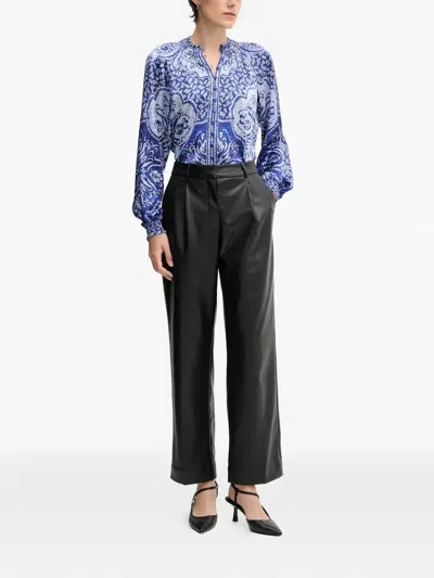 Hale Bob Marianna Printed Button Top In Multi