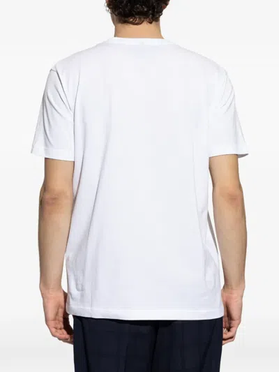 Iceberg Checked Logo Patch T-shirt In White