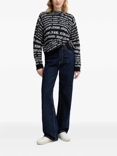 Joop Kalissa Logo-jacquard Pullover In Black