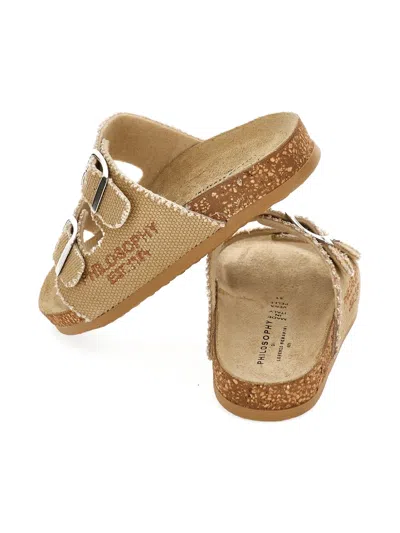 Philosophy Di Lorenzo Serafini Kids' Buckle-strap Sandals In Brown