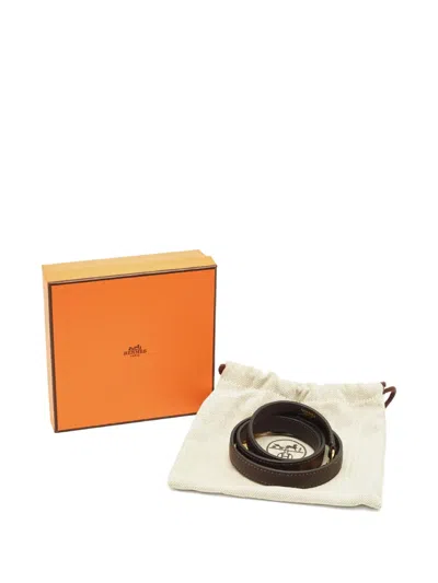 Pre-owned Hermes Brown Shoulder Strap