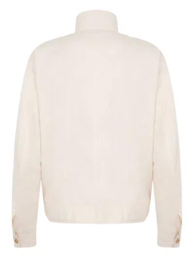 Dsquared2 Sunset Zip-up Bomber In White