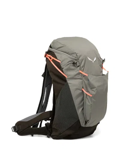 Salewa Zip Webbing Backpack In Gray