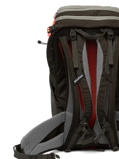 Salewa Zip Webbing Backpack In Gray
