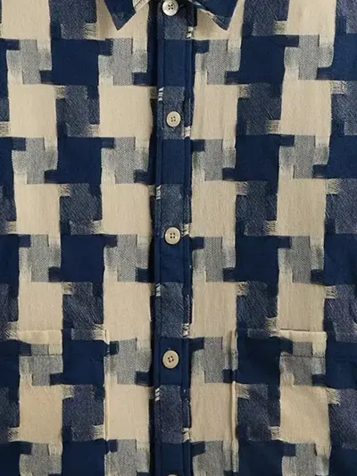 Kith Houndstooth Overshirt In Multi