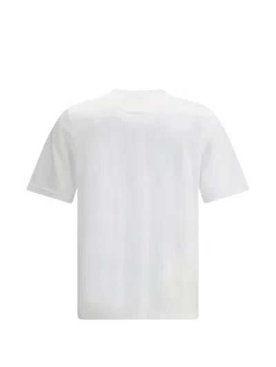 Cruna Crew-neck Patch Pocket T-shirt In White