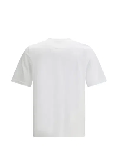 Cruna Crew-neck Patch Pocket T-shirt In White