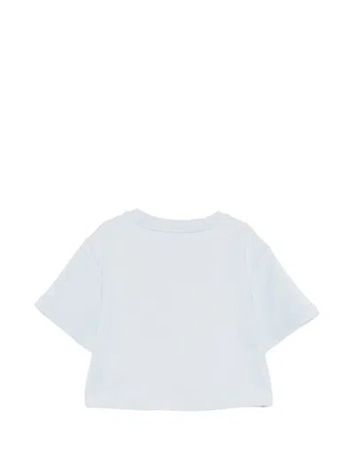 Balmain Logo-print T-shirt In Blue