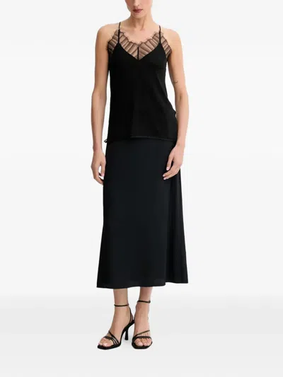 Iro Berwyn Top In Grey In Black