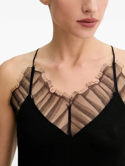 Iro Berwyn Top In Grey In Black