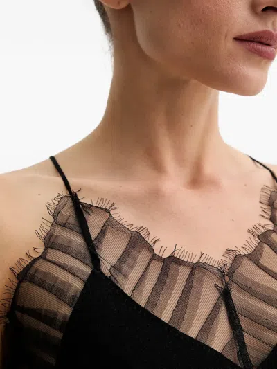 Iro Berwyn Top In Grey In Black