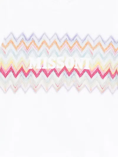 Missoni Zigzag T-shirt In White