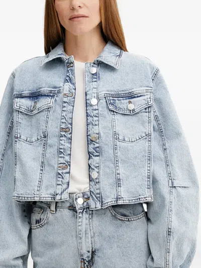 Gestuz Button-up Jacket In Blue
