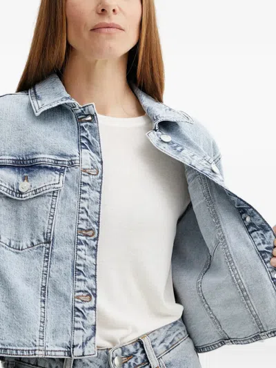 Gestuz Button-up Jacket In Blue