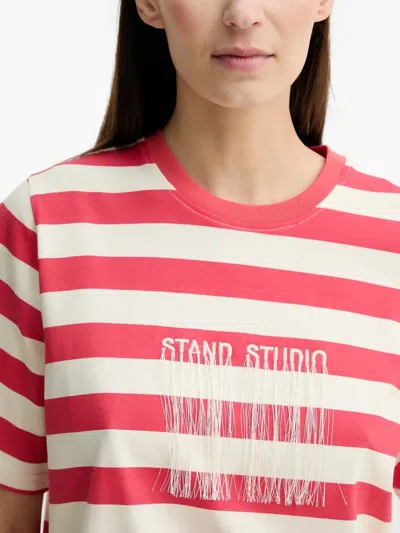 Stand Studio Striped T-shirt In Multi