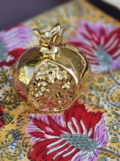 Les-ottomans Decorative Objects Gold Uni In Gold