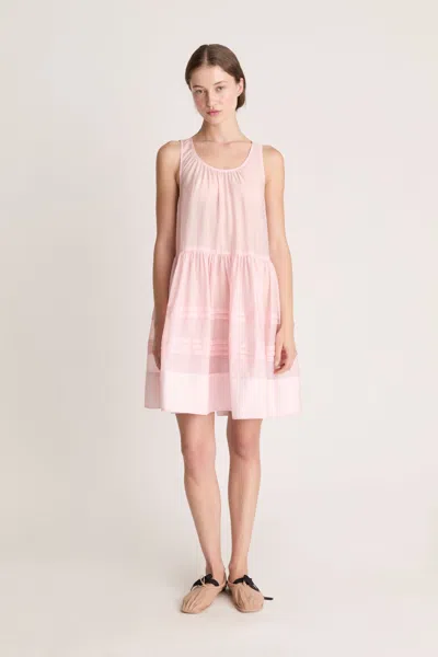 Lee Mathews Ondine Sleeveless Dress In Pink