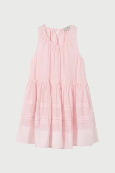 Lee Mathews Ondine Sleeveless Dress In Pink