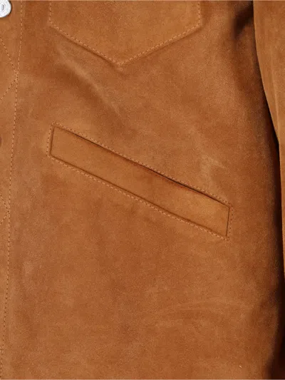 Dsquared2 Button Jacket In Brown