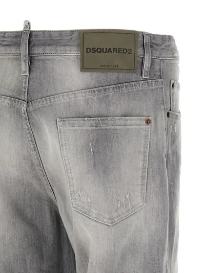 Dsquared2 642 Jeans Light Wash Grey In Gray
