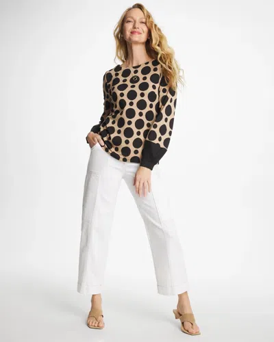 Chico's Utility Wide Pull-on Crop In White In White