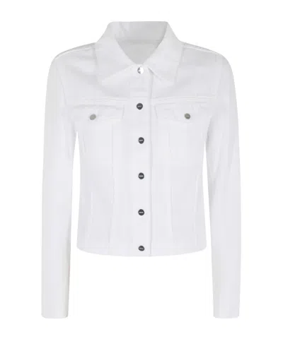 Dondup Collared Button Jacket In Blue