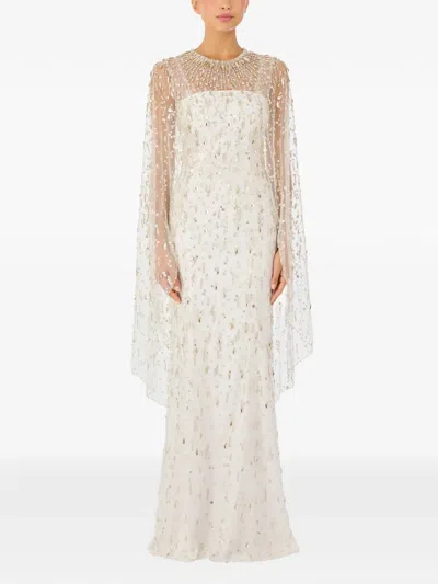 Jenny Packham Hestia Embellished Maxi Dress In Multi