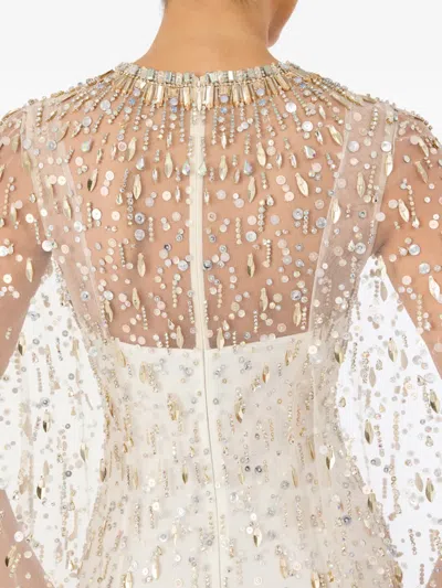 Jenny Packham Hestia Embellished Maxi Dress In Multi